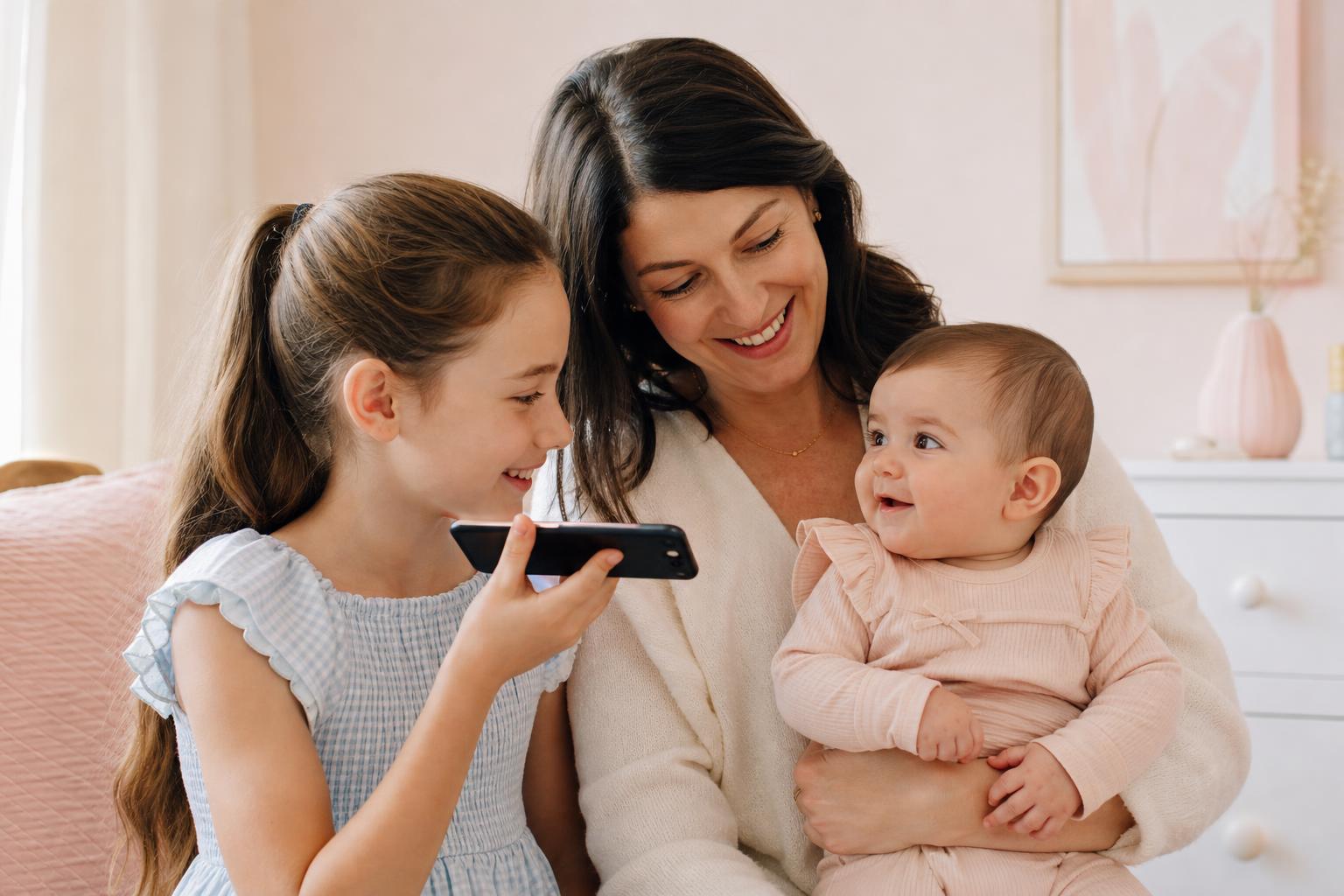 Baby Customised Sleep Music with a Sibling's Voice