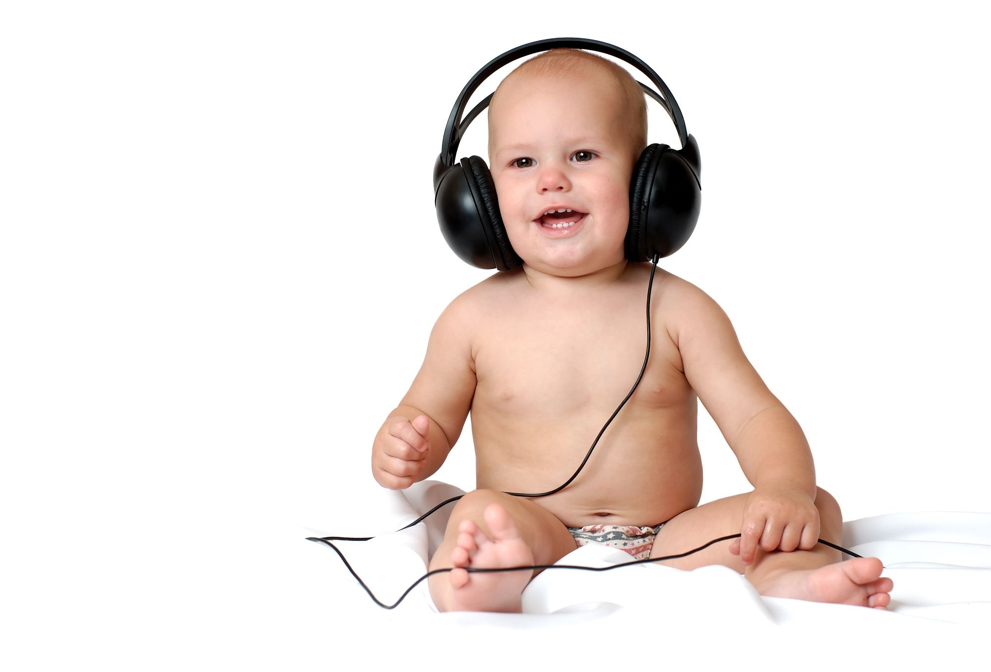 Parent soothing baby to sleep with personalised lullaby from Baby Sleep Music
